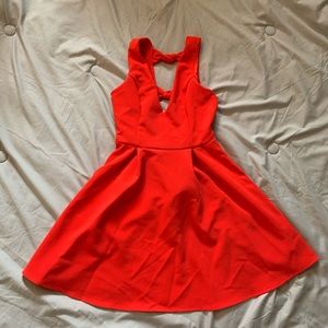 Red dress